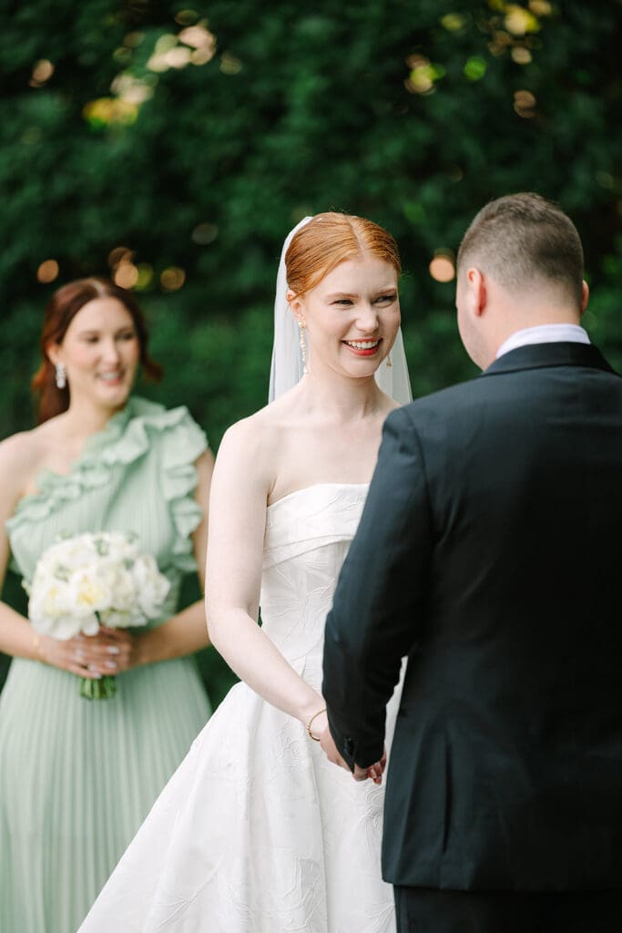 outdoor ceremony at Florida mansion wedding venue, Luxmore Grande Estate, captured by Jennifer Holly Photography