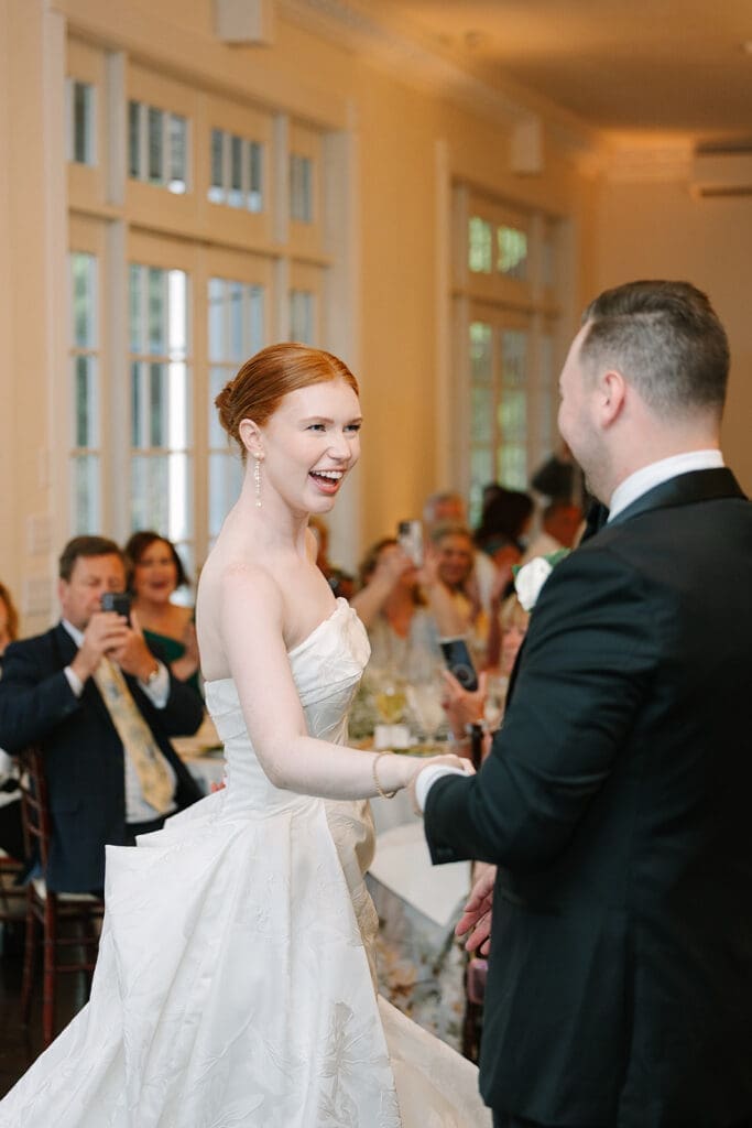 grande ballroom reception at Florida mansion wedding venue, Luxmore Grande Estate, captured by Jennifer Holly Photography
