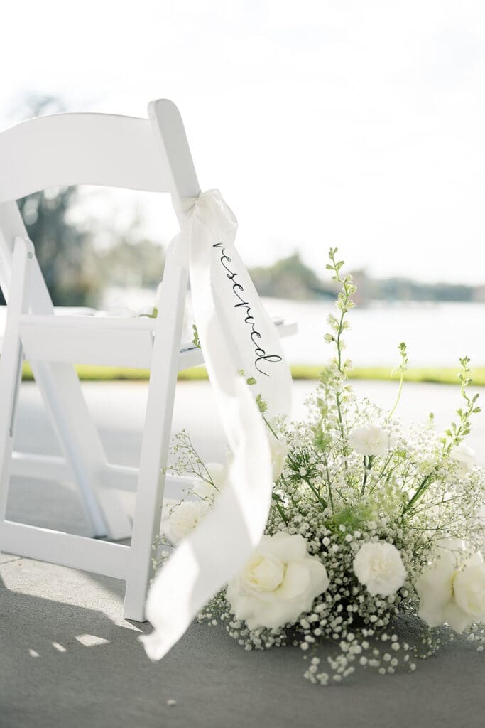 Outdoor wedding ceremony at Hyatt Regency Grand Cypress Resort in Orlando, Florida, captured by Jennifer Holly Photography