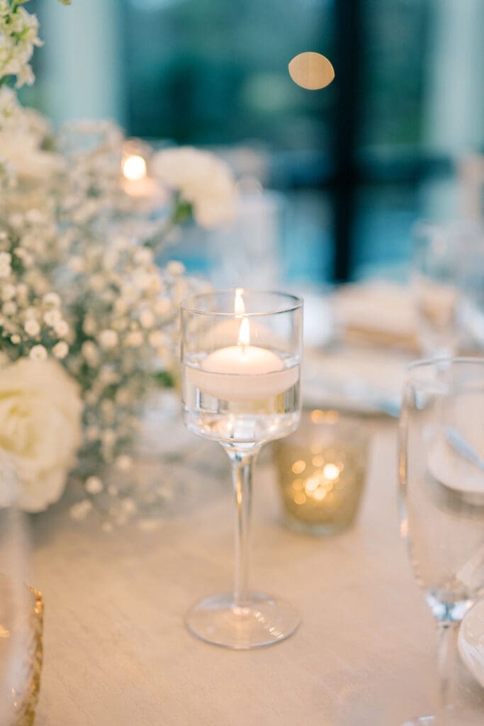 wedding reception details at Hyatt Regency Grand Cypress Resort in Orlando, Florida, captured by Jennifer Holly Photography