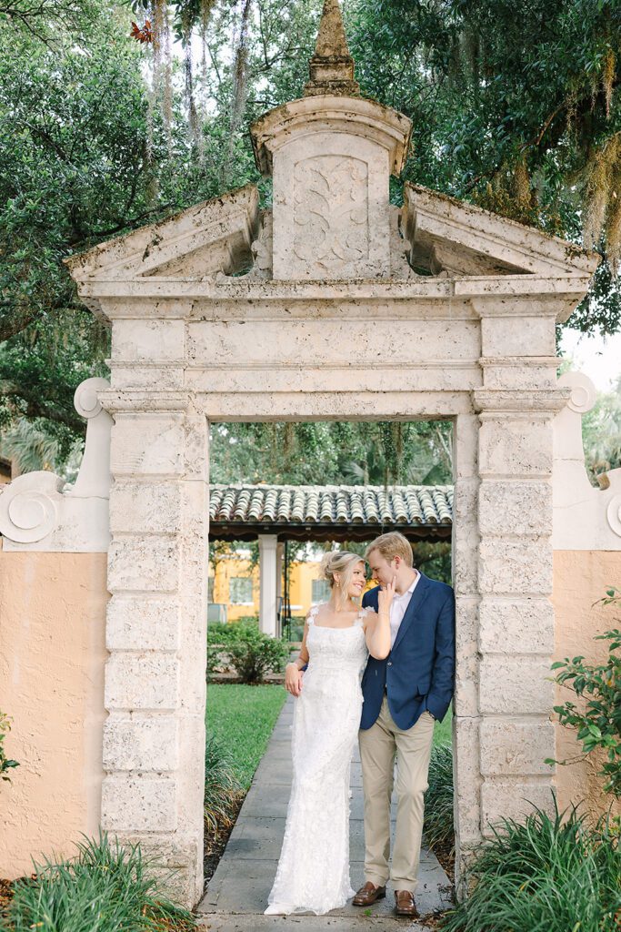 Candid Winter Park engagement photo captured by Jennifer Holly Photography